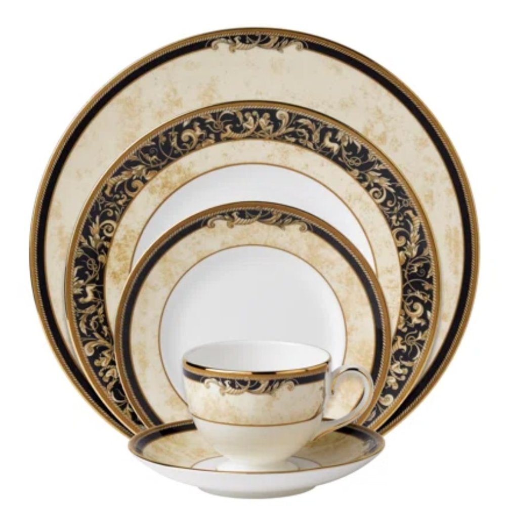 Wedgwood Cornucopia 5 Piece Bone China Place Setting, Service for 1